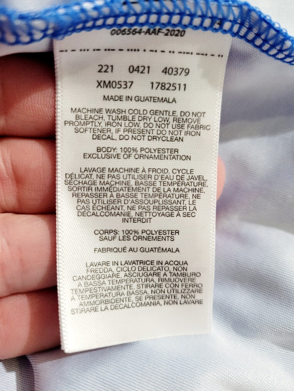 Columbia PFG OmniShade Spf Sun Protection Shirt Blue XS Performance Rash Guard - Picture 8 of 11